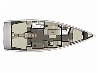 Bavaria Cruiser 40 - Layout image