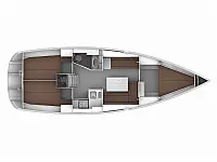 Bavaria 36 Cruiser - Layout image