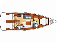 Oceanis 45 - Layout image