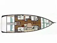 Sun Odyssey 490 - Layout image