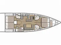 Oceanis 51.1 - Layout image