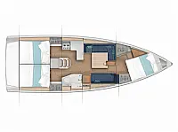 Sun Odyssey 380 - Layout image