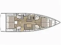 Oceanis 51.1 - Layout image