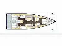 Bavaria C57 - Layout image