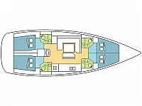 Sun Odyssey 479 - Layout image