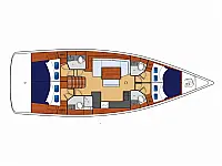 Beneteau Oceanis 48  - Layout image