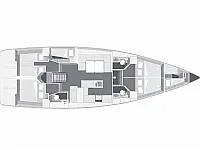 Bavaria Cruiser 56 - Layout image