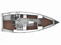 Bavaria 37 - Layout image