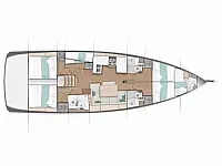 Sun Odyssey 490 - Layout image