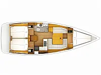 Sun Odyssey 379 - Layout image