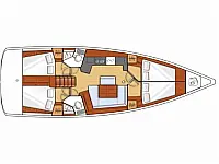 Oceanis 45 - Layout image