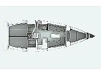 Bavaria Cruiser 34 - Layout image