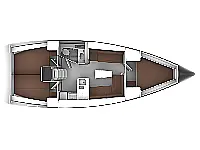 Bavaria Cruiser 37  - Layout image