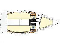 Beneteau First 21.7 - Layout image