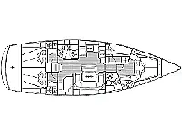 Bavaria 46 Cruiser - Layout image