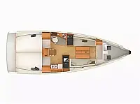 Sun Odyssey 349 - Layout image