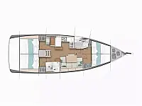 Sun Odyssey 440 - Layout image