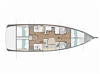 Sun Odyssey 490 - Layout image